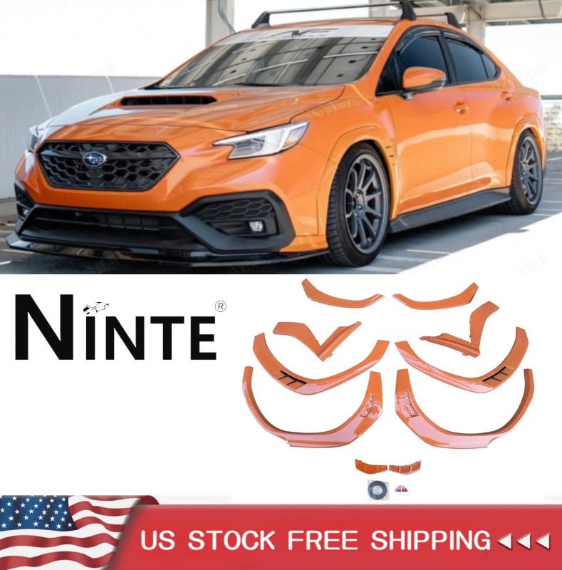 NINTE For 2022 - 2025 Subaru WRX Paint Matching Fender Flares S Style - NINTE