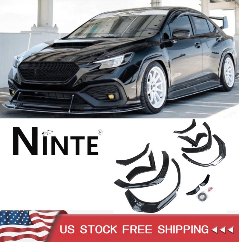 NINTE For 2022 - 2025 Subaru WRX Paint Matching Fender Flares S Style - NINTE