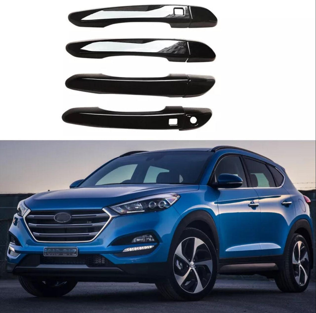 NINTE For 2016 - 2020 Hyundai Tucson Door Handle Covers with 2 Smart Keyholes - NINTE