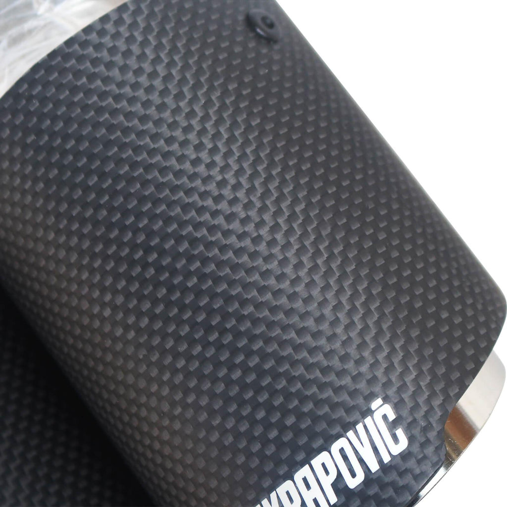 NINTE For 2022 2023 2024 2025 Honda Civic 11th Gen 6.5"Dual Rear Exhaust Tips Matte Carbon Look - NINTE