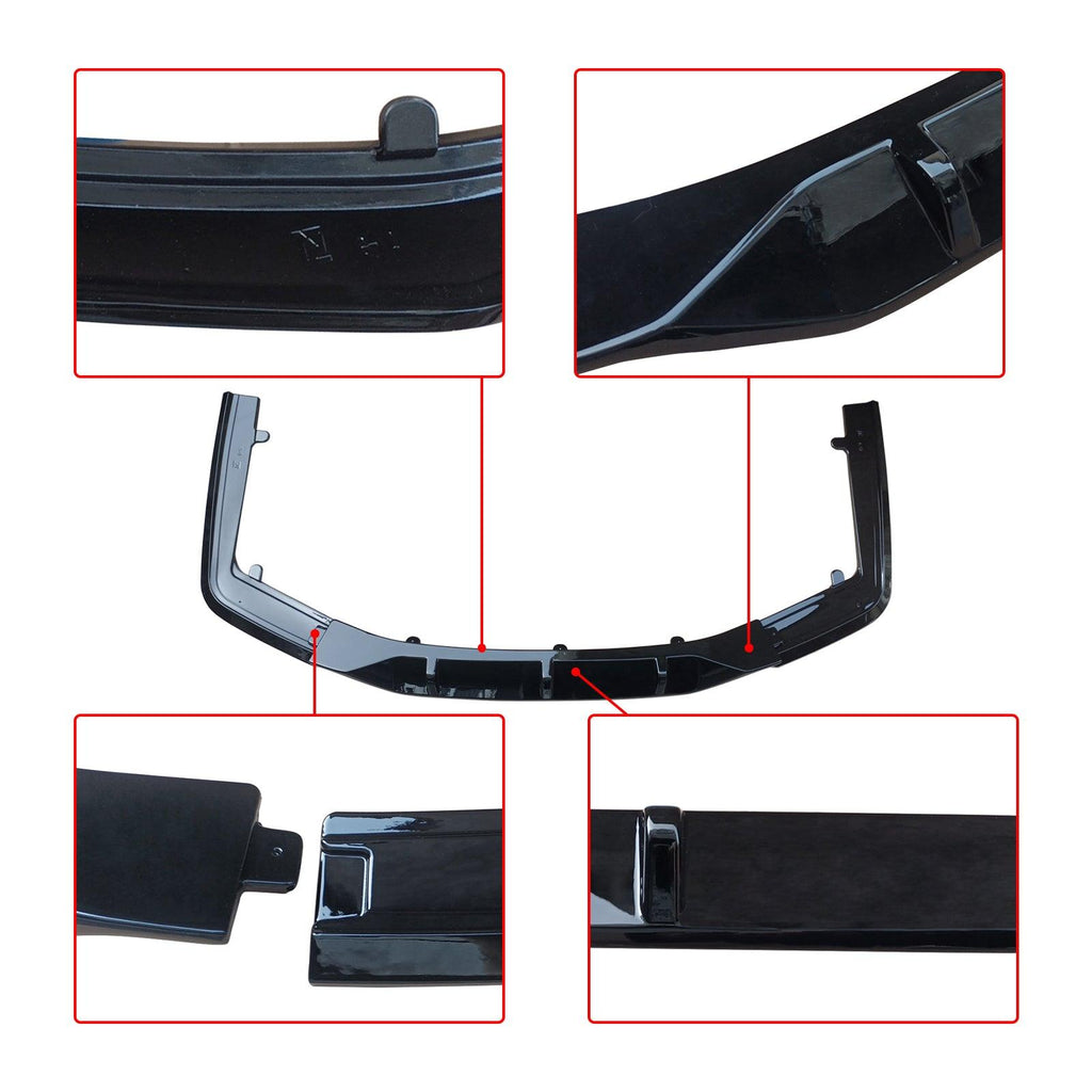 NINTE For 2019 - 2022 BMW G11 G12 7 Series M Sport R Style Glossy Black Shark Fin Rear Diffuser - NINTE