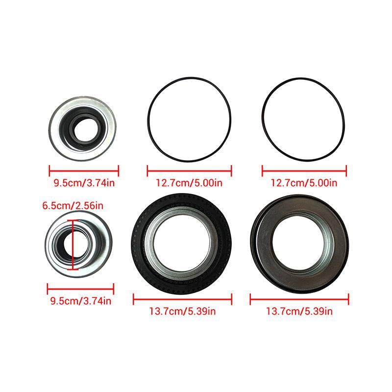 NINTE For 2005 - 2019 Ford Super Duty F250 F350 F450 F550 Dana Super 60 Front Axle Vaccum Knuckle Seal & Hub O - Ring & Dust Seals Kit - NINTE