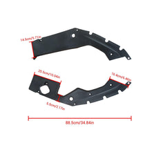 Cargar imagen en el visor de la galería, NINTE For 2016 - 2021 10th Gen Honda Civic Engine Bay Side Panel Covers ABS Painted 2PCS Long Version - NINTE