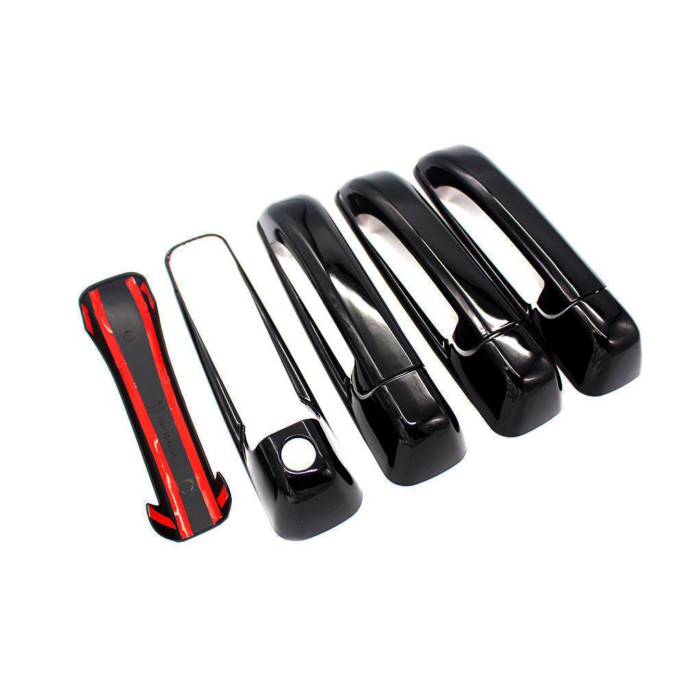 NINTE For 2009 - 2018 DODGE RAM 1500/2500/3500/HD Door Handle Covers ABS Painting Door Handle Caps W/1 key hole - NINTE