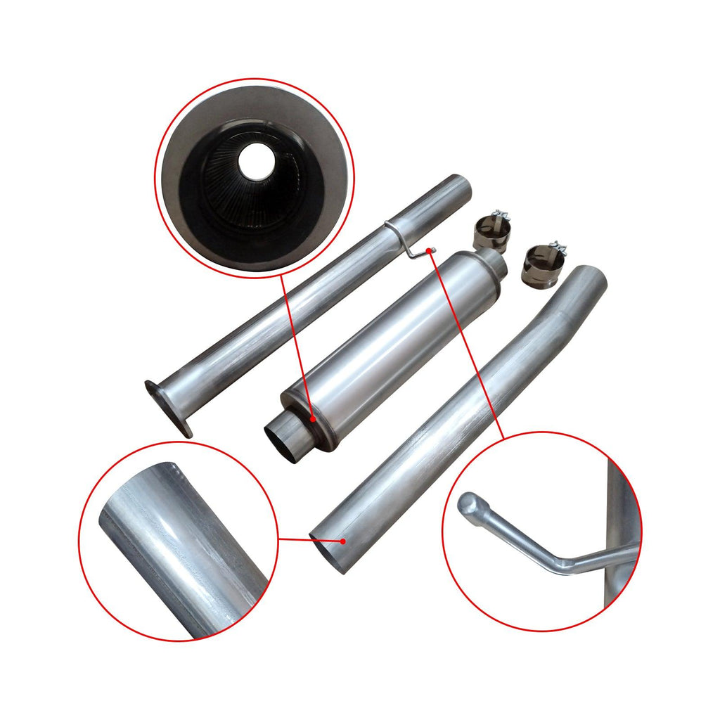 NINTE 4'' 2013 - 2018 6.7 Cummins DPF Delete Race Pipe Dodge Ram 2500/3500 - NINTE