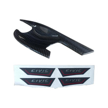 Charger l'image dans la galerie, NINTE For 2022 2023 2024 11th Gen Honda Civic Carbon Fiber Pattern Door Handle Bowl Cover Trim - NINTE