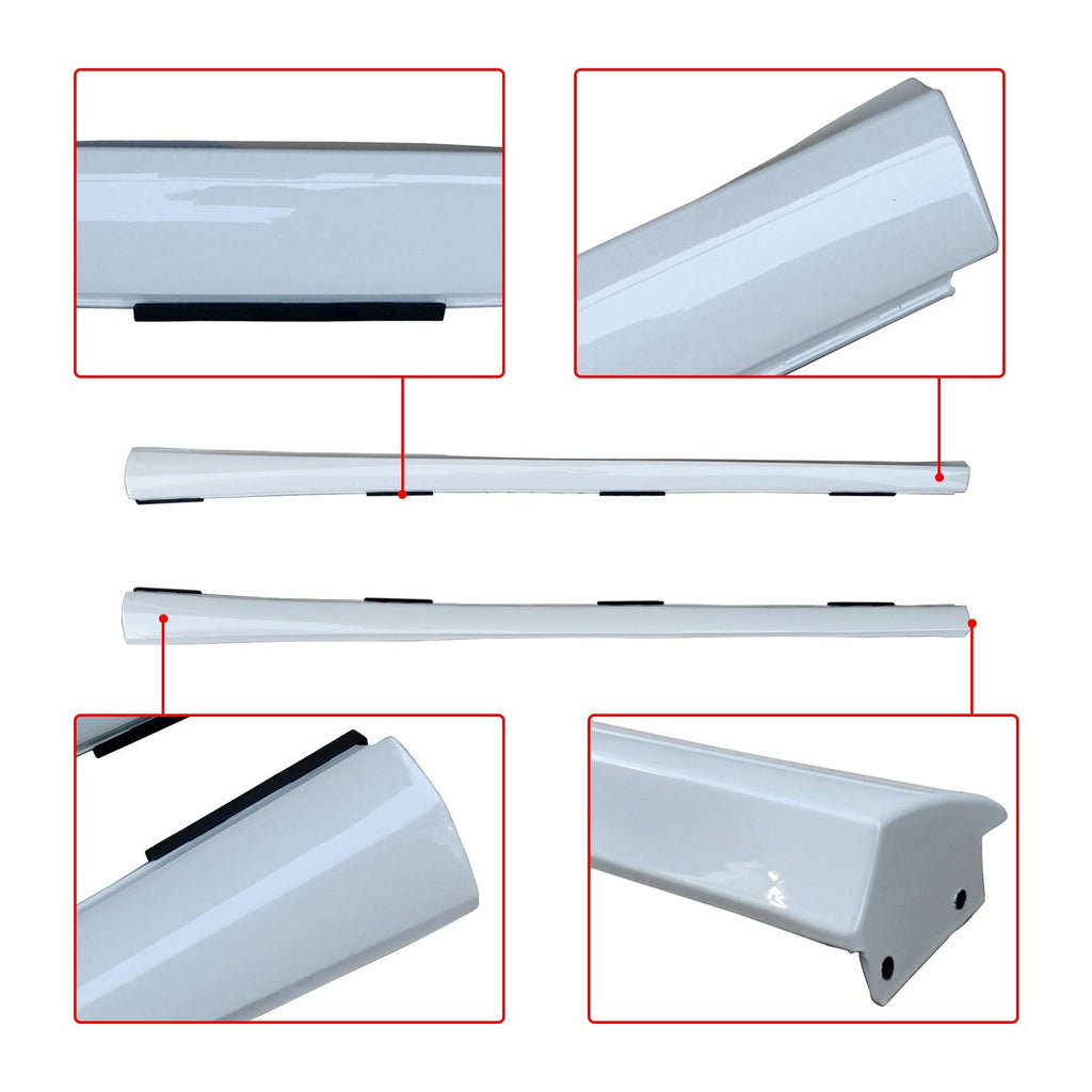 NINTE For 2013 - 2017 Audi A3 Hatchback Side Skirts Side Bottom Extension Lips - NINTE