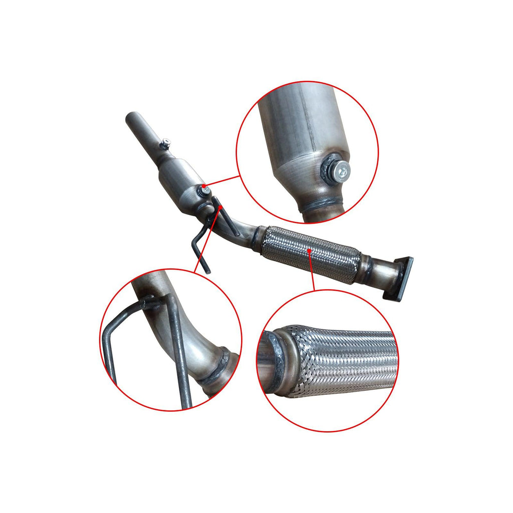 NINTE Exhaust Catalytic Converter Compatible with 2010 - 2014 Golf, 2005 - 2014 Jetta 2.5L (ONE O2 Sensor Port) Engine BGP (EPA Compliant)(Catalyst+ Grade) - NINTE