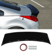 Laden Sie das Bild in den Galerie-Viewer, NINTE Rear Spoiler for 2003 - 2008 Nissan 350Z Fairlady Z33 Gloss Black V Style Trunk Wing ABS Painted Splitter - NINTE