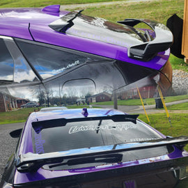 NINTE For 2022 - 2024 Honda Civic Hatchback ABS Rear Window Spoiler Roof Spoiler Trunk Wing Gloss Black - NINTE