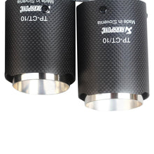 Cargar imagen en el visor de la galería, NINTE For 2022 2023 2024 2025 Honda Civic 11th Gen 6.5"Dual Rear Exhaust Tips Matte Carbon Look - NINTE