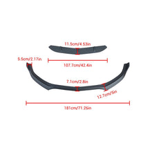 Load image into Gallery viewer, NINTE For 2015 - 2021 Mercedes Benz C63 Front Bumper lip B Style Splitter Front Lip - NINTE