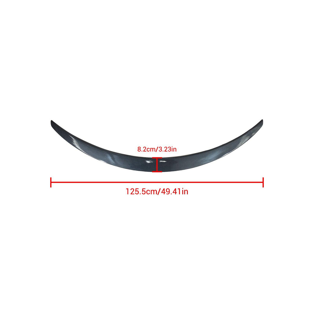 NINTE For 2015 - 2019 Mercedes Benz W205 C Class C180 C200 C250 C300 C63 C43 2 Door Coupe Trunk Spoiler Painted ABS Carbon Fiber Coating Wing - NINTE
