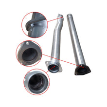 Laden Sie das Bild in den Galerie-Viewer, NINTE 4"/5" 2011 - 2023 Ford 6.7 Powerstroke DPF Delete Race Pipe w/Muffler Exhaust - NINTE