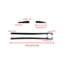 Load image into Gallery viewer, NINTE For 2005 - 2013 Chevy Corvette C6 Z06 ZR1 Style Side Panels with Mud Flaps Side Skirts ABS Painted - NINTE