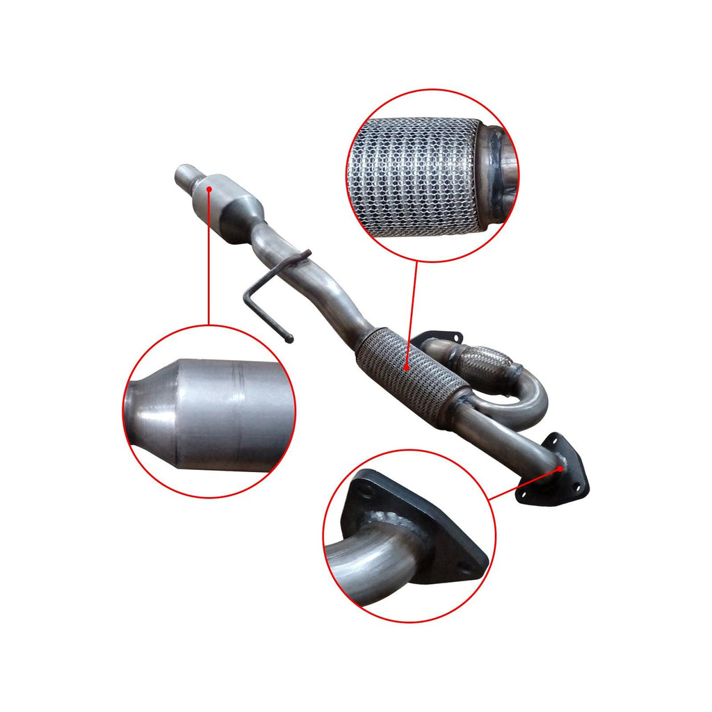 NINTE Flex Pipe & Catalytic Converter For 3.5L Nissan Altima 2007 - 2018/ Murano 2009 - 2014/ Quest 2011 - 2014/ Pathfinder 2013 - 2015/ Infiniti JX35 2013/ QX6 0 2014 - 2016 - NINTE