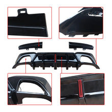 Charger l'image dans la galerie, NINTE For 2019 - 2022 BMW G20 3 Series M Sport Rear Diffuser W/ LED Light NINTE Style Gloss Black - NINTE