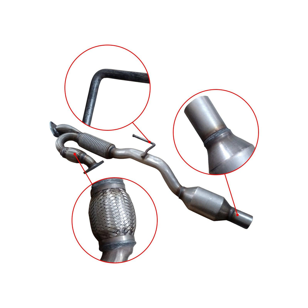 NINTE Flex Pipe & Catalytic Converter For 3.5L Nissan Altima 2007 - 2018/ Murano 2009 - 2014/ Quest 2011 - 2014/ Pathfinder 2013 - 2015/ Infiniti JX35 2013/ QX6 0 2014 - 2016 - NINTE