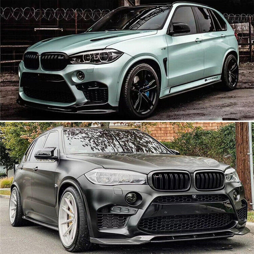 NINTE Side Skirts For 2014 - 2018 BMW 5 Series X5 F15 X6 F16 X5M F85 X6M F86 Rocker Panel Extension Lips MP Style - NINTE