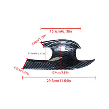 Charger l'image dans la galerie, NINTE For 2022 2023 2024 11th Gen Honda Civic Carbon Fiber Pattern Door Handle Bowl Cover Trim - NINTE