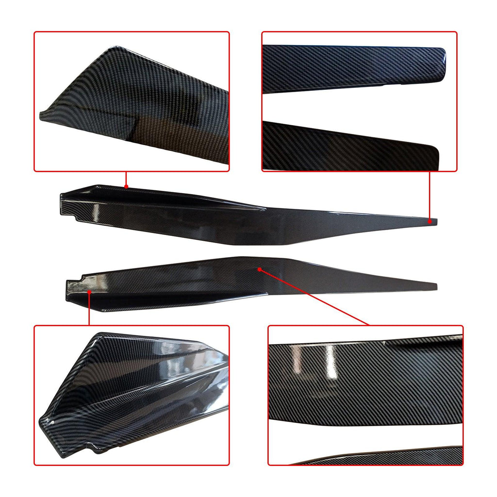 NINTE For 2020 - 2025 Chevy Corvette C8 Side Skirts Stingray GM 5VM Look ABS Painted Rocker Panel Extension NINTE Style - NINTE