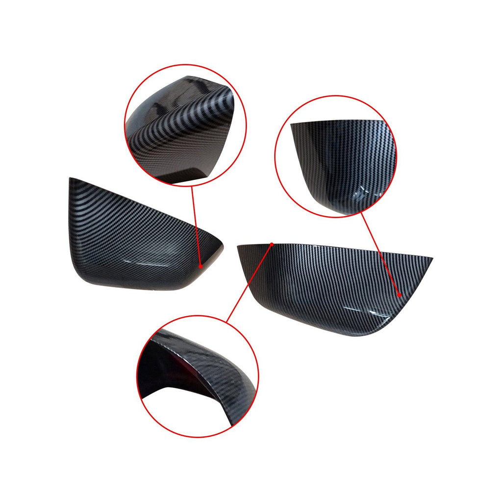 NINTE For 2020 - 2024 Tesla Model Y Mirror Covers ABS Painted Rearview Mirror Cap Molding Trim - NINTE