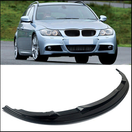 NINTE For 2009 - 2012 BMW 3 Series E90 E91 328i 335i Facelift Front Lip ABS Painted - NINTE