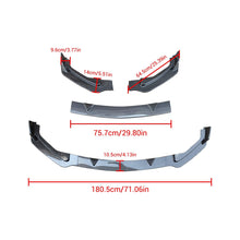 Cargar imagen en el visor de la galería, NINTE For 2014 - 2017 INFINITI Q50 Base Model Front Lip 3 PCS ABS Painted Bumper Lip Splitter - NINTE