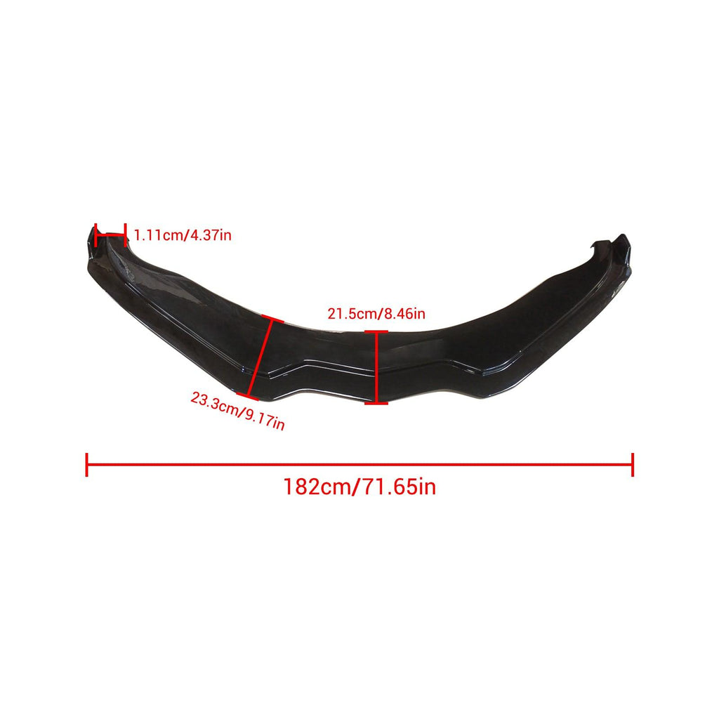 NINTE For 2014 - 2019 Chevy Corvette C7 Z06 Stingray Grand Sport Stage 2 Front Lip Front Bumper Chin Splitter - NINTE