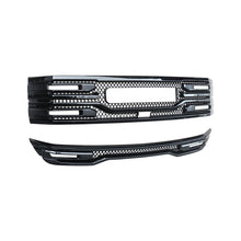 Cargar imagen en el visor de la galería, NINTE For 2022 - 2025 GMC Sierra 1500 AT4 SLT Grille Cover ABS Mesh Style with Camera Hole Non - replacement - NINTE