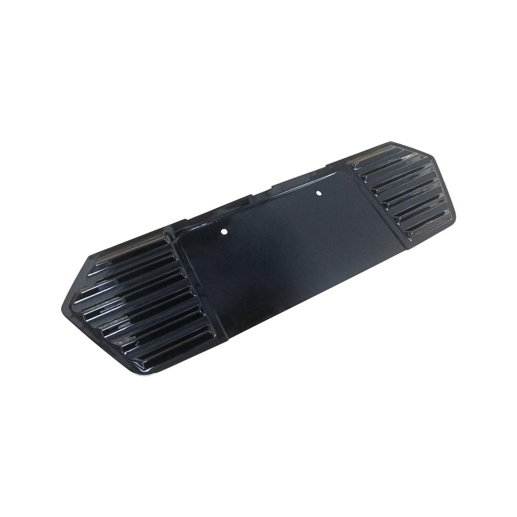 NINTE For 2020 - 2025 CORVETTE C8 GLOSS BLACK REAR LICENSE PLATE PANEL TRIM COVER FILLER - NINTE