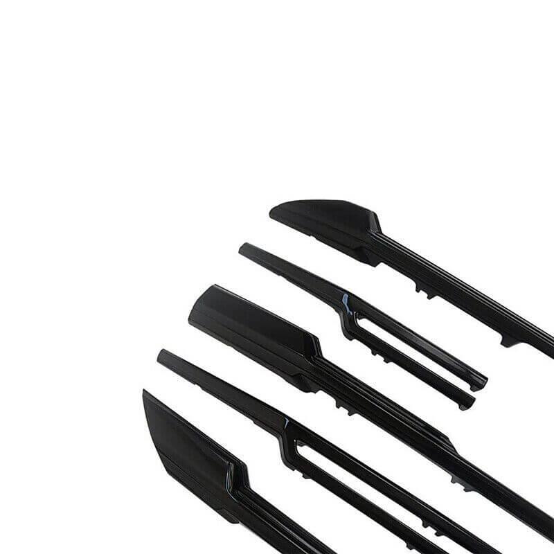 NINTE For 2018 - 2021 GMC Terrain SL SLE Front Grille Overlay Grill Cover Gloss Black Chrome - NINTE