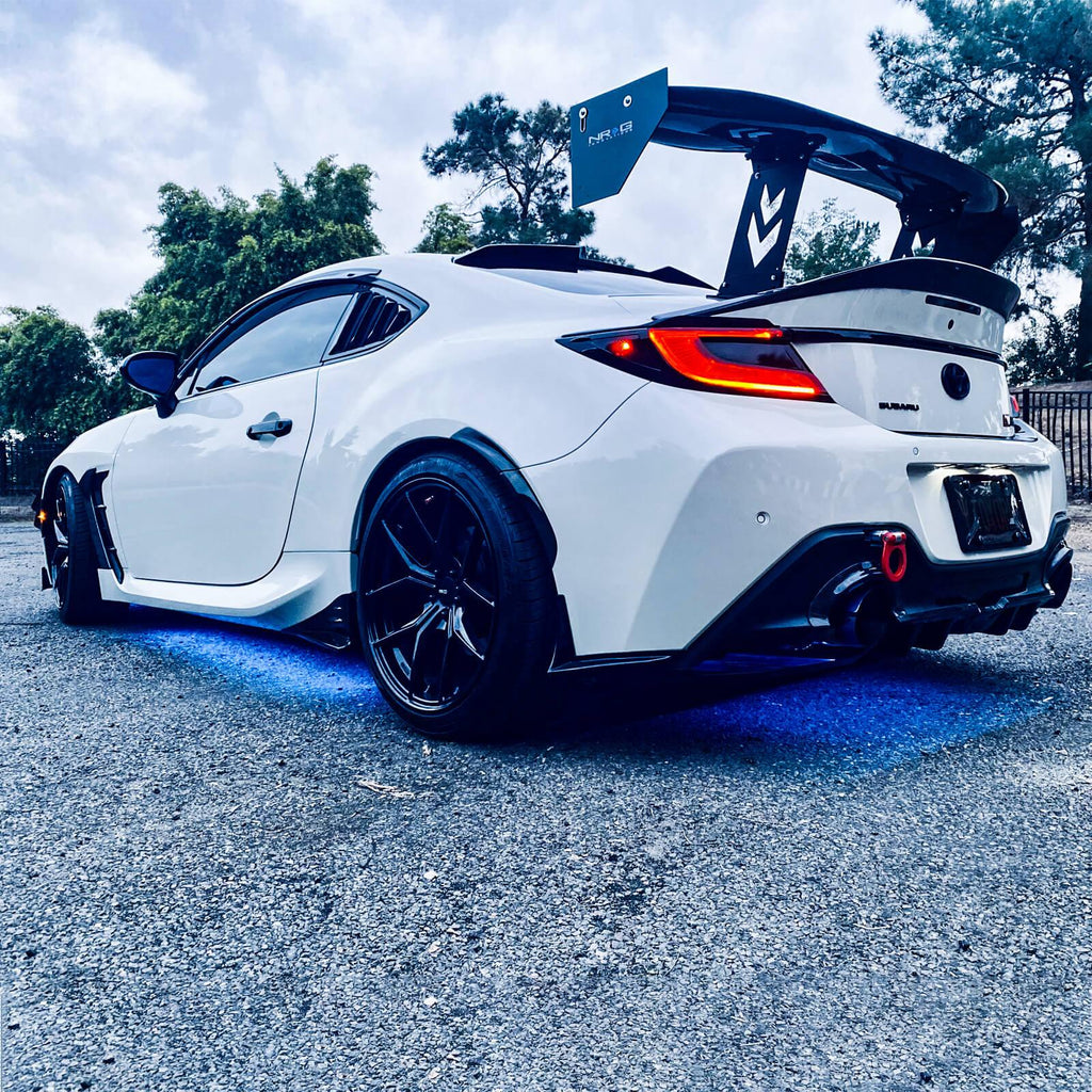 NINTE Rear Bumper Diffuser Winglets Splitter for Toyota GR86 Subaru BRZ 2022 - 2025 ABS Gloss Black 2pcs Rear Diffuser Winglets Car Accessorier - NINTE