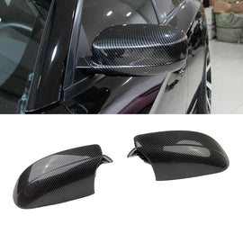 NINITE Mirror Cover For 2011 - 2023 Dodge Charger ABS Carbon Look Rear Vew Mirror Caps - NINTE