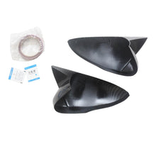 Cargar imagen en el visor de la galería, NINTE For 2013 - 2020 Ford Fusion Mondeo Painted Mirror Cover Mirror Caps Gloss Black Carbon Fiber - NINTE
