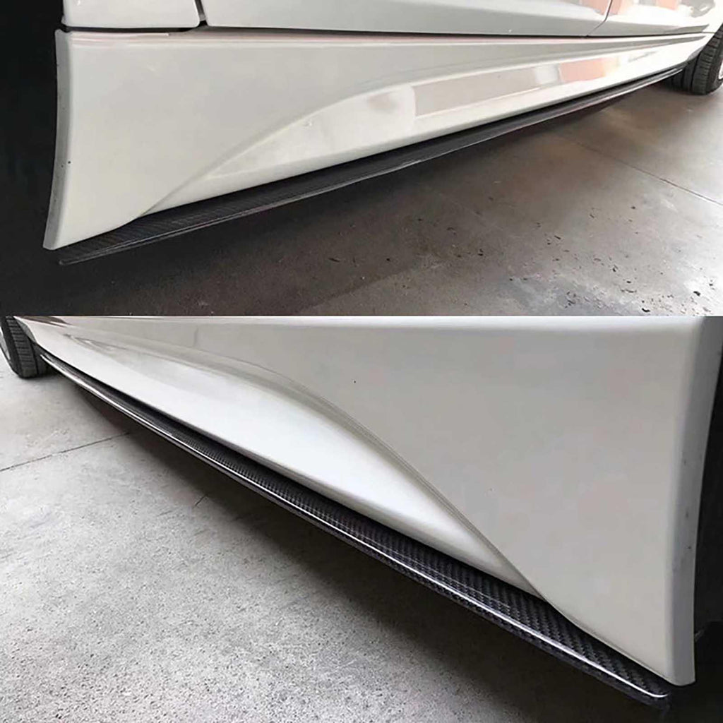 NINTE For 2012 - 2018 BMW 3 Series F30 M Sport Side Skirts Extension Panel Splitter - NINTE