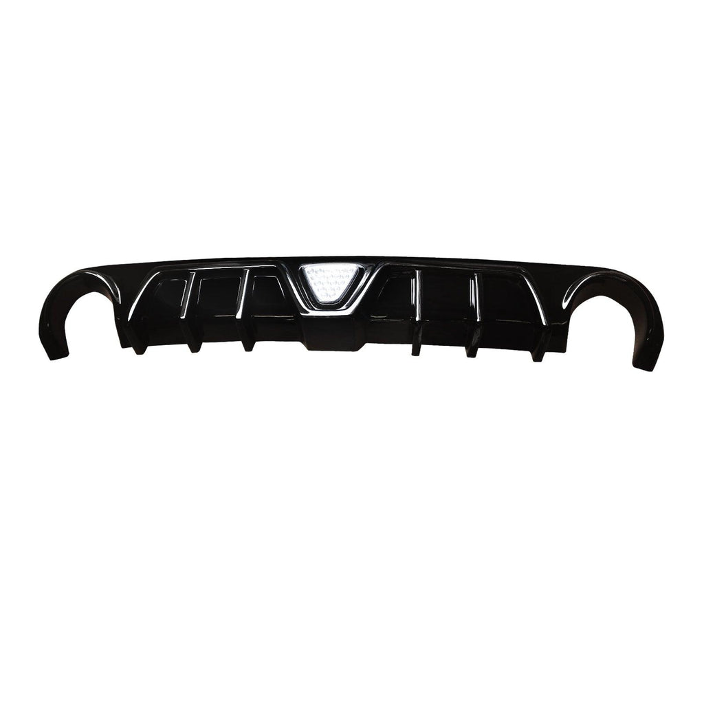 NINTE Rear Diffuser for 2012 - 2014 Chrysler 300 SRT with Brake Light Rear Bumper Lip - NINTE