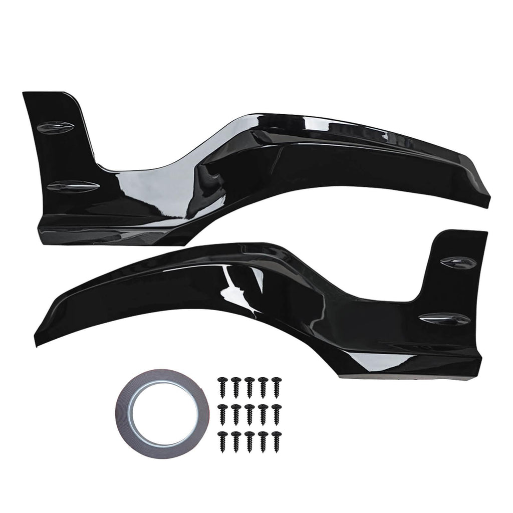 NINTE For 2022 - 2024 Honda Civic Hatchback Rear Bumper Splitters ABS Rear Lip - NINTE