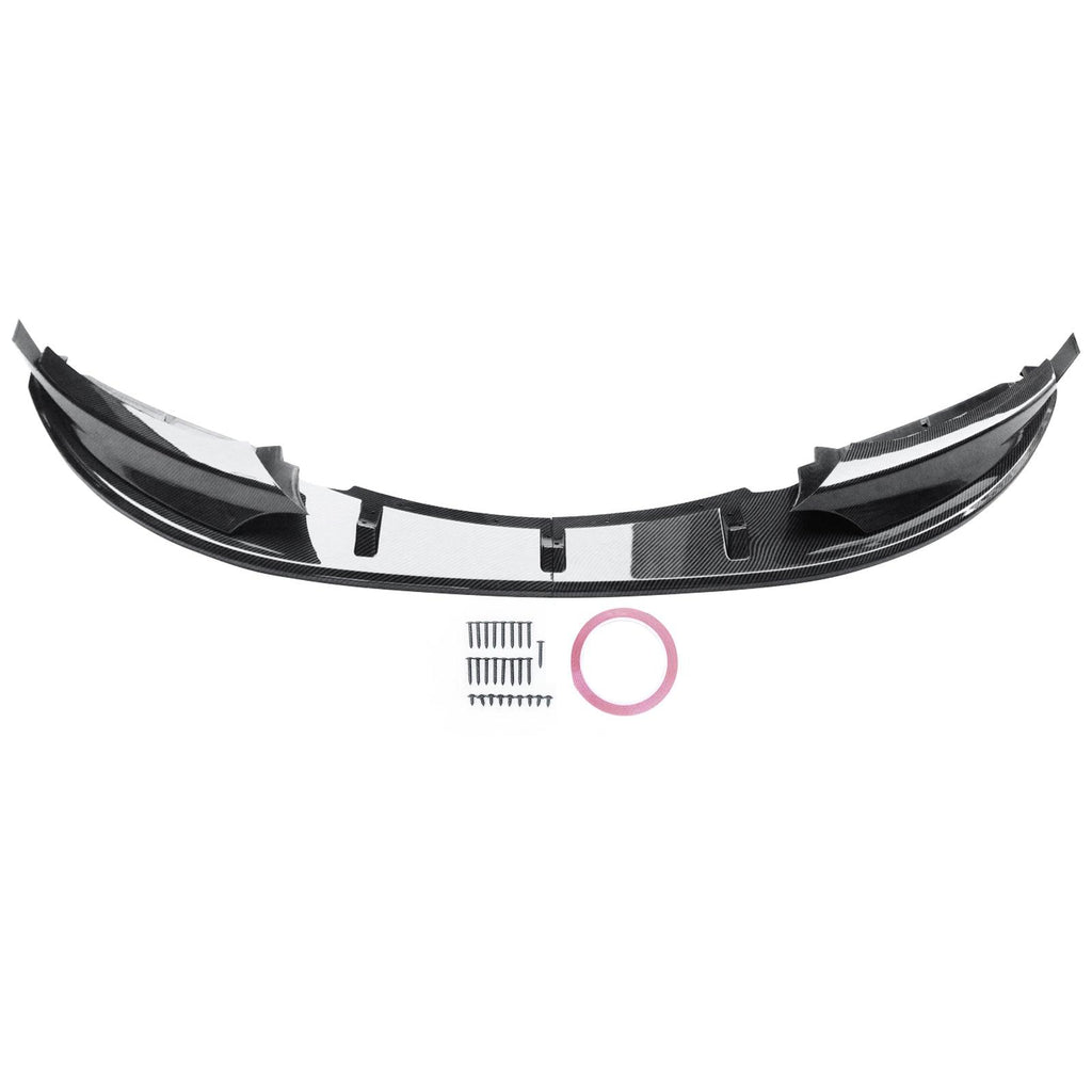 NINTE Front Lip For 2007 - 2013 BMW E82 128i 135i M Sport 4ps Set ABS Painted Front Bumper Lip Splitter - NINTE
