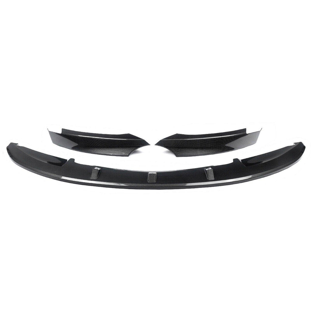 NINTE For 2007 - 2013 BMW 1 Series E82 128i 135i M - Sport Front Lip Front Bumper Splitter ABS - NINTE