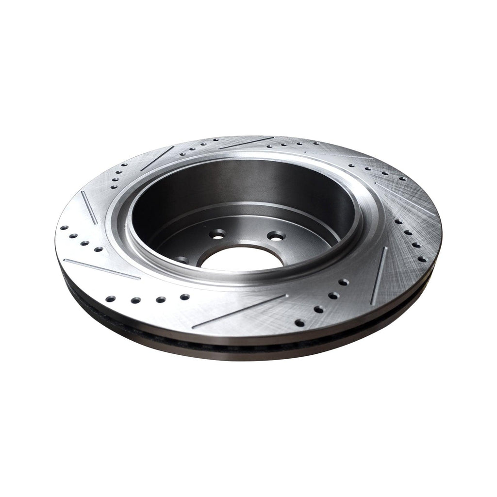 NINTE for 2012 - 2020 Ford F - 150 Truck w/ Manual Parking Brake Rear Drilled Brake Rotors - NINTE