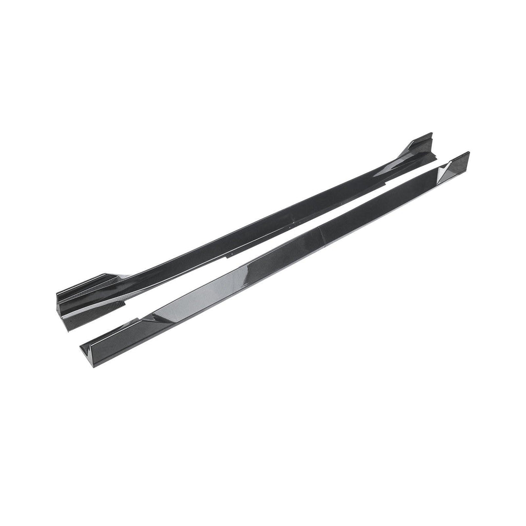 NINTE For 2014 - 2024 Infiniti Q50 JDM Style 4 PCS Side Skirts Rocker Panel Extension Lips - NINTE