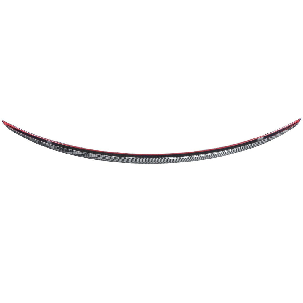 NINTE For 2017 - 2023 Tesla Model 3 Rear Spoiler ABS Trunk Wing Spoiler Splitter Carbon Fiber Look / Gloss Black - NINTE