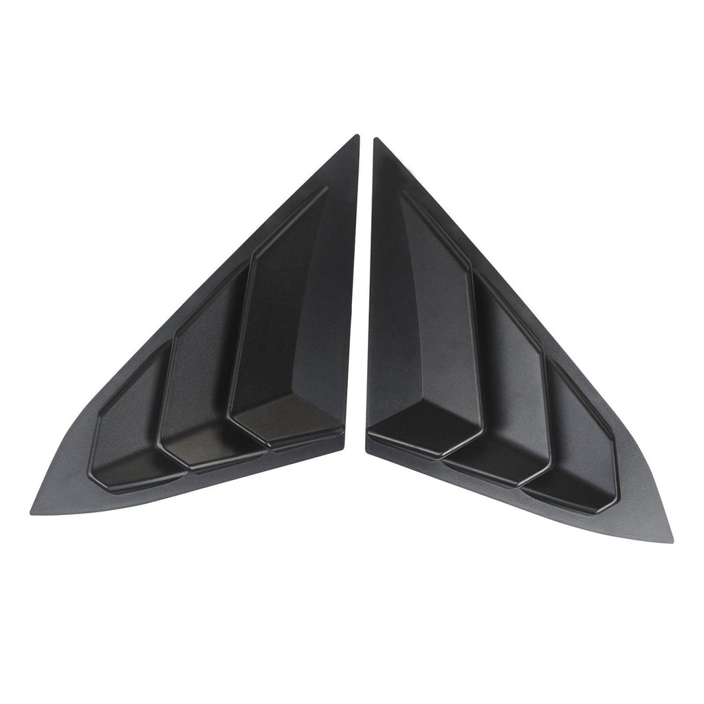 NINTE For 2016 - 2021 10th Honda Civic Sedan Air Vent Scoop Shades Cover Rear Side Window Louvers Vent Cover - NINTE