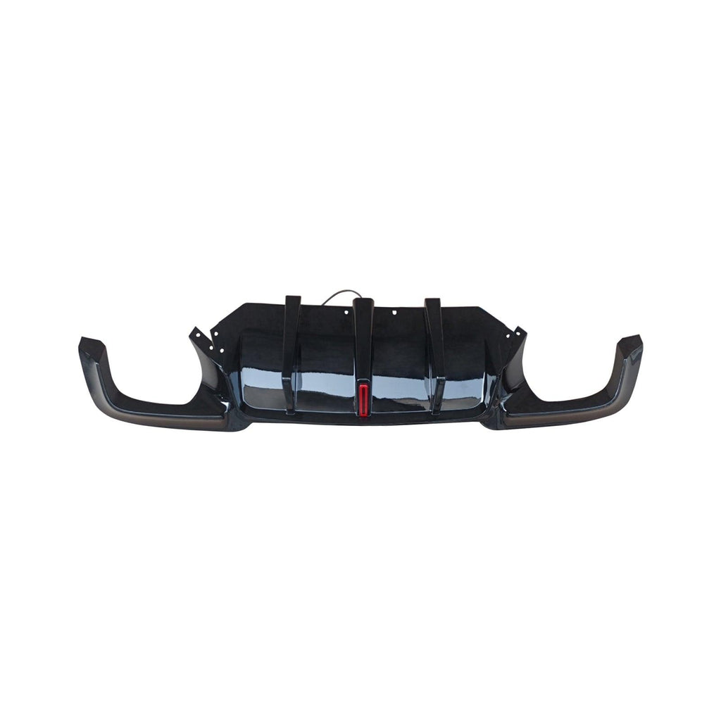 NINTE Rear Bumper For 2010 - 2016 BMW F10 M5 528i 530i Diffuser W/LED Light - NINTE
