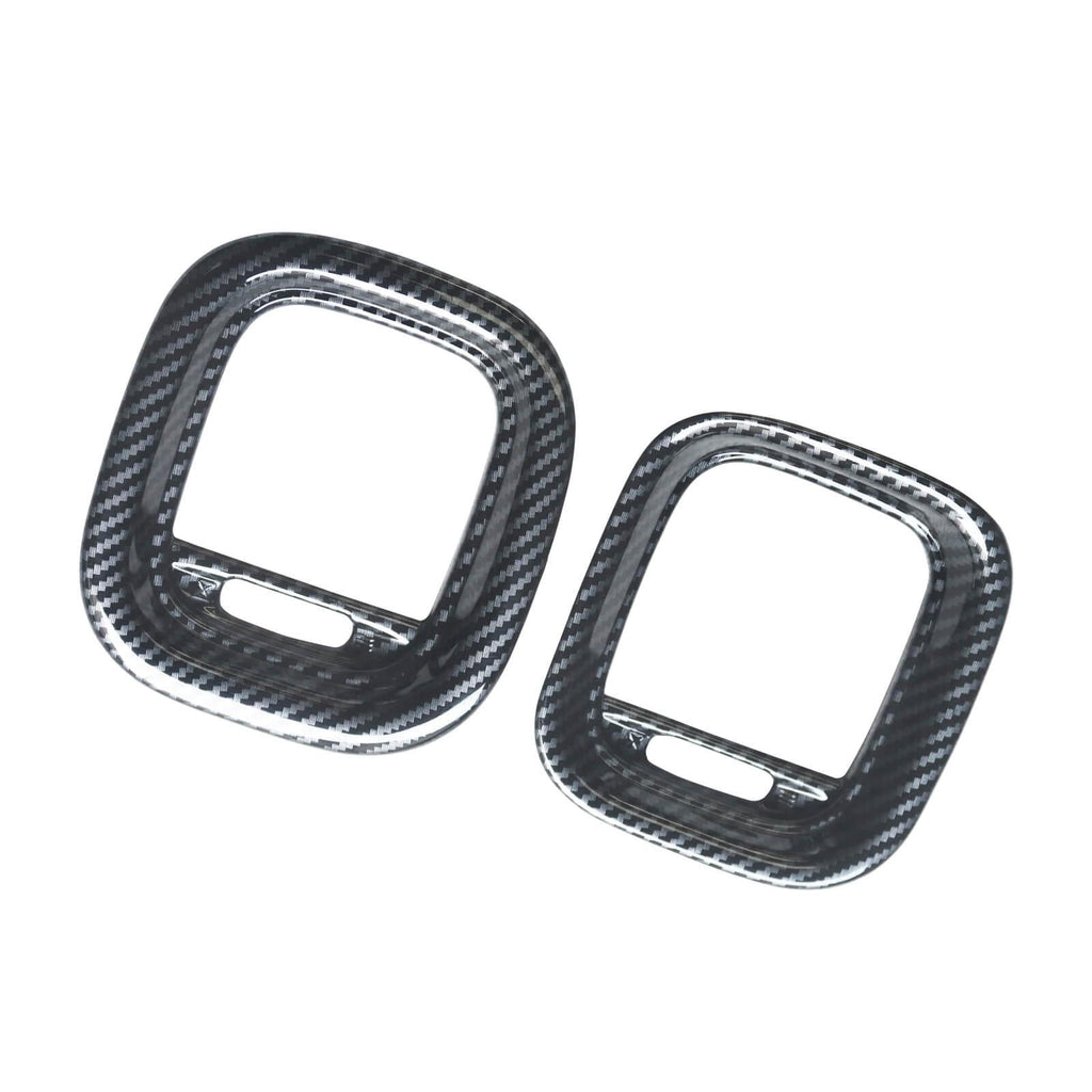 NINTE Air Vent Cover Fit For 2015 - 2023 Dodge Charger SRT RT SXT AC Outlet Trim Strip Car Air Conditioner kit Carbon Fiber ABS Air Outlet Cover Car Vent Outlet Trim Cover - NINTE