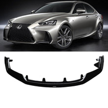 Load image into Gallery viewer, NINTE For 2017 - 2020 Lexus IS200t IS300 IS350 Spoiler Splitter Front Bumper Lip 1 Piece ABS Painted - NINTE