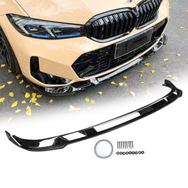 NINTE One - Piece Front Lip for 2019 - 2024 BMW 3 Series G20 G28 M - Sport Front Bumper Lip ABS Front Splitter Air Dam Spoiler Protector - NINTE