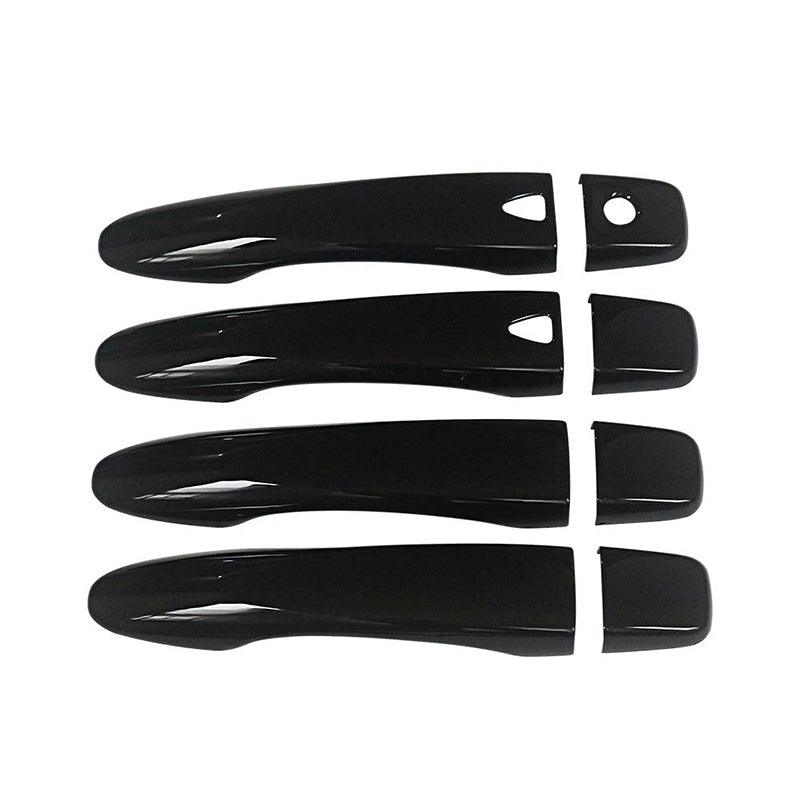 NINTE For 2014 - 2020 Nissan Rogue & X - Trail Black w/ 2 smart hole Door Handle Covers - NINTE