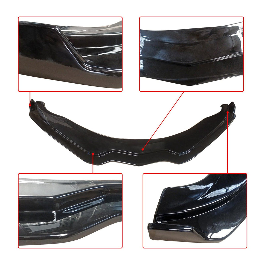 NINTE For 2014 - 2019 Chevy Corvette C7 Z06 Stingray Grand Sport Stage 2 Front Lip Front Bumper Chin Splitter - NINTE